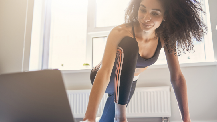 Entrena en casa de la manera más cómoda y cuando tú quieras con Entreno Saludable